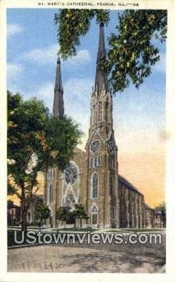 St. Mary's Catholic Church - Peoria, Illinois IL  