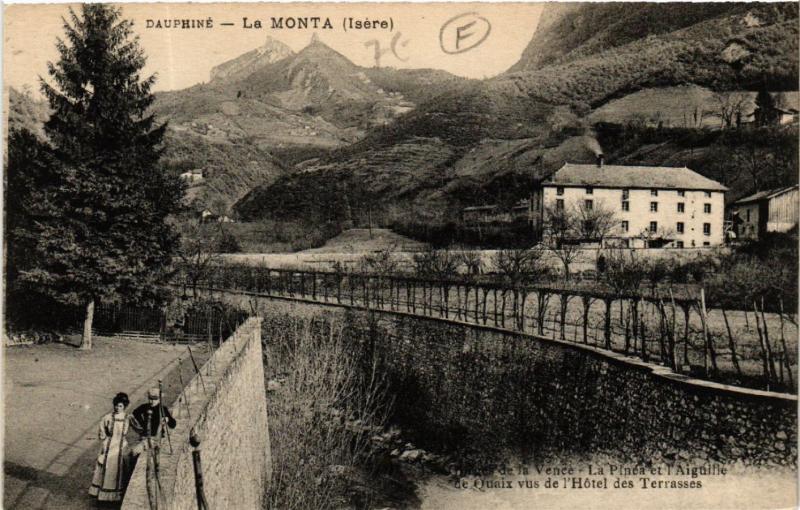 CPA LA MONTA - Les Gorges de la Vence - La Pinea et l'AIGUILLE (489552)