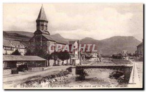 La Bourboule Old Postcard L & # 39eglise Dordogne