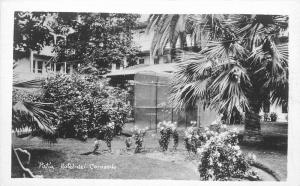 C-1915 Hotel Del Coronado Patio RPPC real photo postcard 8145