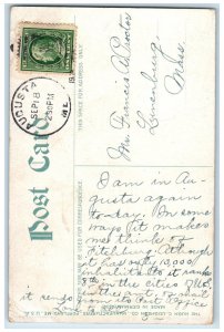 1909 Blaine Residence Augusta Maine ME Hugh C Leighton Antique Postcard 