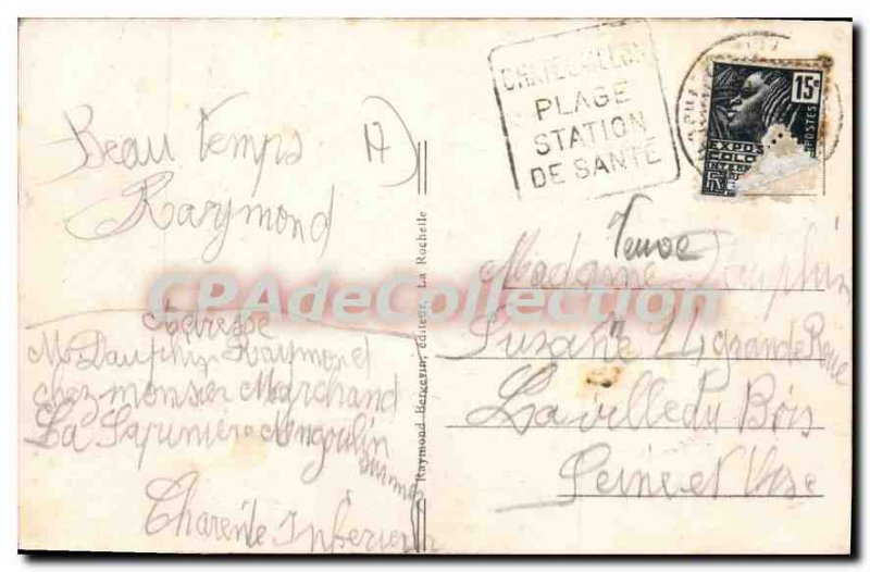 Old Postcard Chatelaillon Plage