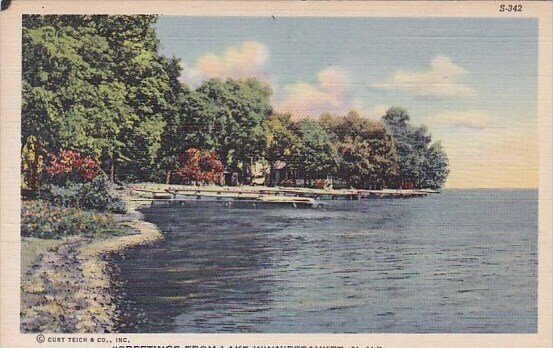 Greetings From Lake Winnipesaukee New Hampshire 1947