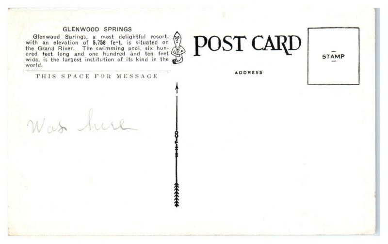 Glenwood Springs, CO Postcard *5I1