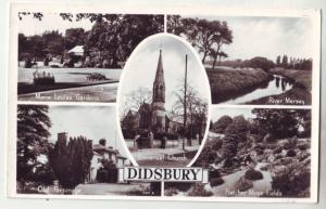 P1061 vintage RPPC Didsbury a suburban area of Manchester, England multiview