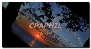 Modern Postcard The French Riviera Sunset