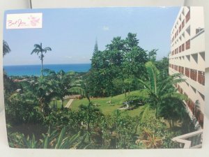 Vintage Postcard Bel Jou Hotel St Lucia West Indies