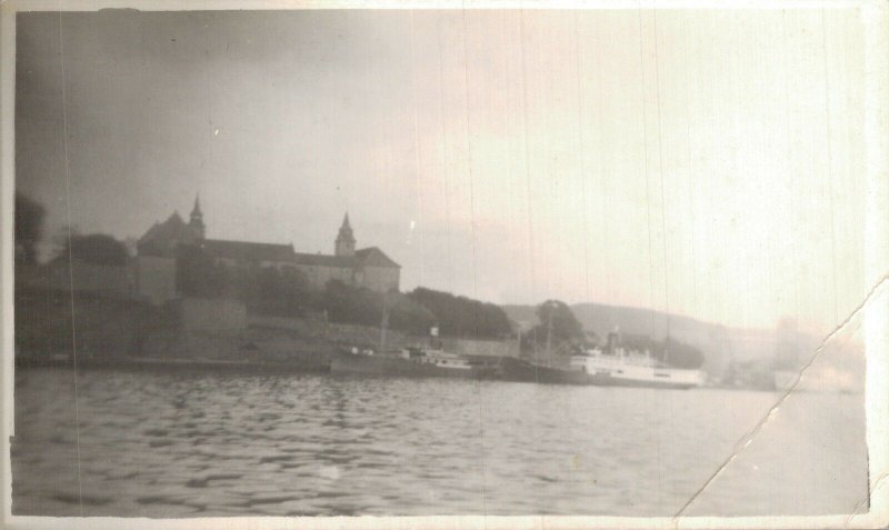 Norway Oslo The Fort Vintage RPPC 07.95