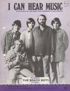 I Can Hear Music The Beach Boys 1960s Sheet Music Please Read