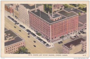 Hotel London and Victory Building, London, Canada, 1948 PU
