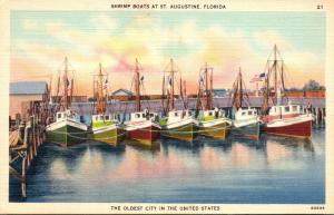 Florida St Augustine Shrimp Boats