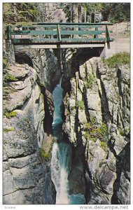 Third Bridge, Maligne Canyon, Jasper Park, Alberta, Canada, 1940-1960s