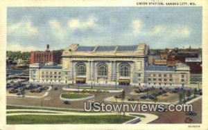 Union Station - Kansas City, Missouri MO Postcard