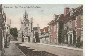 Warwickshire Postcard - East Gate and Landor's House - Ref 10915A