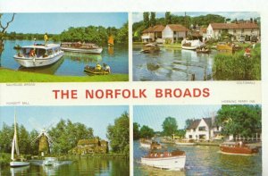 Norfolk Postcard - Views of The Norfolk Broads - Ref 10651A