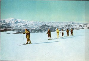 ICELAND. Skiers.