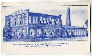 NY - Floral Park. Printing House of the Mayflower Publishing Co