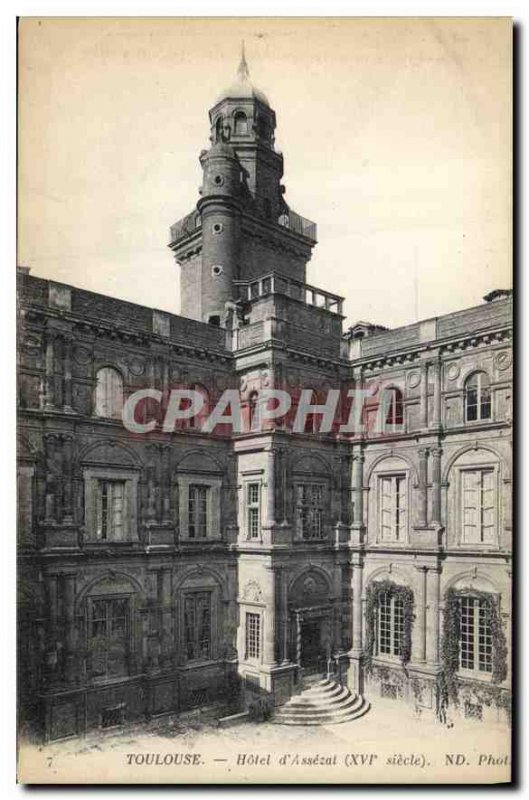 Postcard Old Toulouse Hotel Assezal