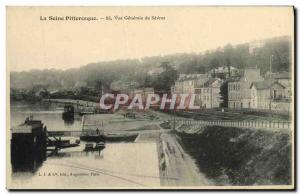 Old Postcard General view of Sevres