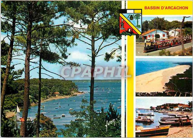 Modern Postcard Arcachon Gironde Le Petit Train du Cap Ferret