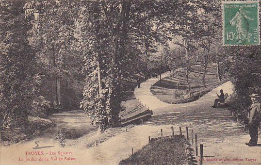 France Troyes Les Squares Le Jardin de la Vallee Suisse 1923