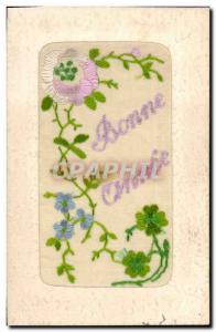 Old Postcard Fantasy Flowers Toilée
