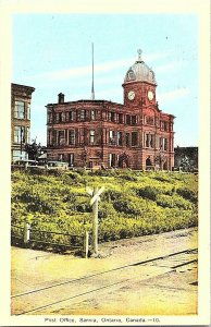 Post Office Sarnia Ontario Canada Postcard Standard View Card 