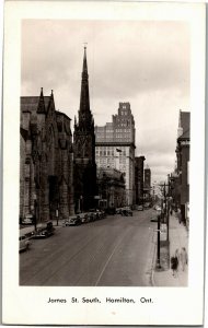 View of James Street South, Hamilton Ontario c1950 Vintage Postcard A66