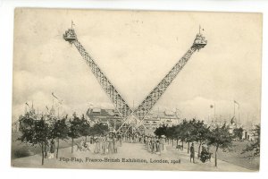 UK - England, London. 1908 Franco-British Exhibition, Flip-Flap Amusement Ride