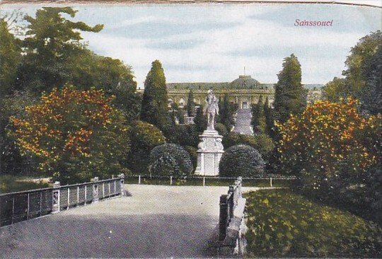 Germany Potsdam Sanssouci Haupteingang Zum Park