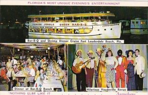 Florida Fort Lauderdale Jungle Queen II Bar-B-Q and Shrimp Dinner Cruise