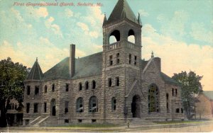 Sedalia, Missouri - The First Congregational Church - in 1910