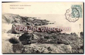 Postcard Old Pornichet Rocks Congrigou