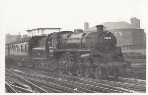 75032 Train At Manchester Exchange in 1959 Vintage Railway Photo
