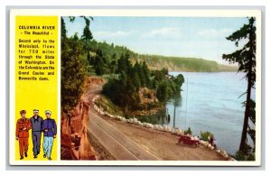 Columbia River Washington State Progress Commission Advertising Postcard M20