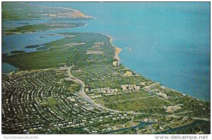 Florida Aerial View Of Key Biscayne