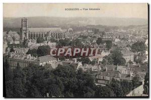 Old Postcard Soissons Vue Generale