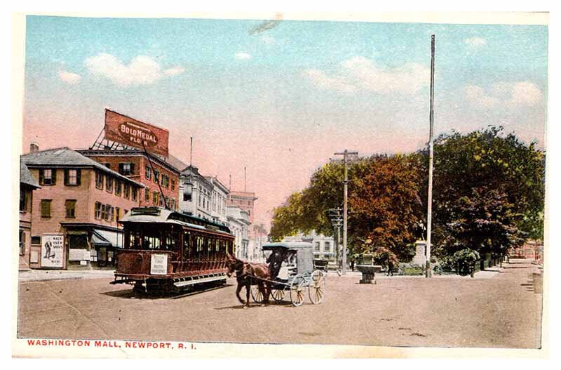 Postcard SHOP SCENE Newport Rhode Island RI AU8419