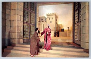 Anne And Joachim, Basilica Wax Museum, Ste Anne de Beaupre Quebec Postcard, NOS