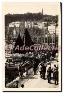 Postcard Old Port Douarnenez