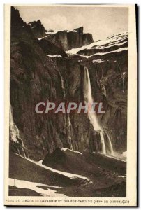 Old Postcard Fond Du Cirque De Gavarnie And Great Waterfall