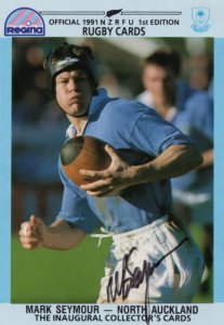 Mark Seymour North Auckland New Zealand Rugby Hand Signed Rugby Photo