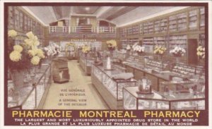 Canada Montreal Pharmacie Pharmacy Interior