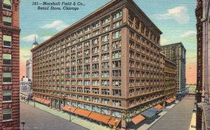 Marshall Fied & Co. Retail Stores Mercantile Establishment Chicago IL Postcard