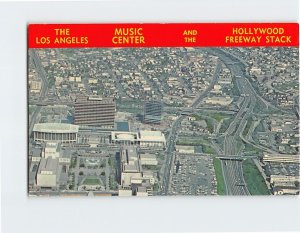 Postcard Spectacular Aerial View Of The Civic Center Area Of Los Angeles, CA