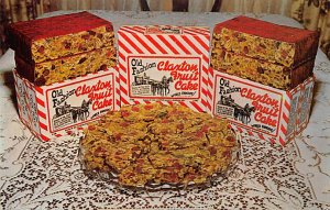 Old Fashioned Claxton Fruit Cake Claxton, GA, USA Advertising Unused 