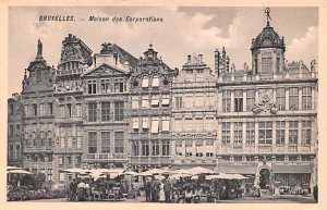 Maison des Corporations Bruxelles Belgium Writing on back 