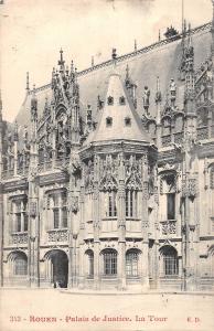 BR72117 palais de justice in tour rouen france