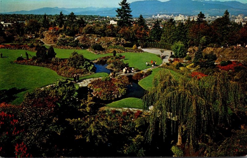 Canada Vancouver Queen Elizabeth Park Aerial View