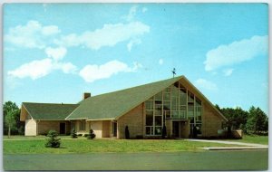 Postcard - Catholic Church - Woodruff, Wisconsin